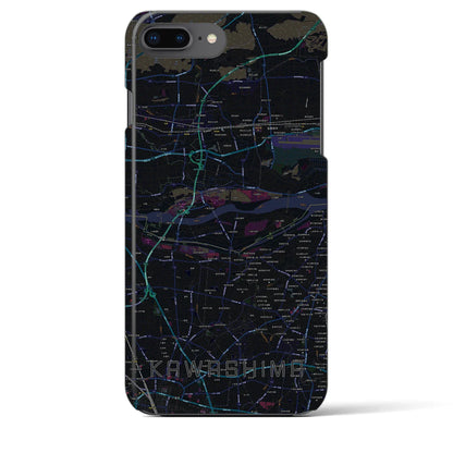 【川島（岐阜県）】地図柄iPhoneケース（バックカバータイプ）