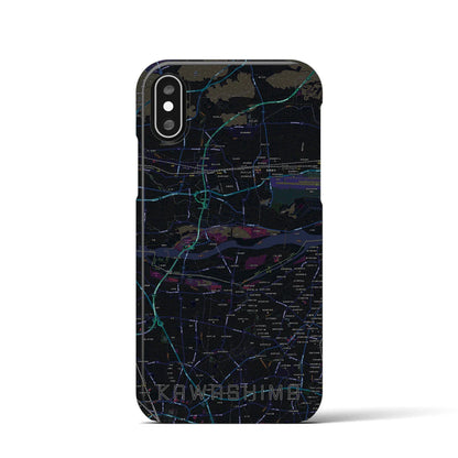 【川島（岐阜県）】地図柄iPhoneケース（バックカバータイプ）