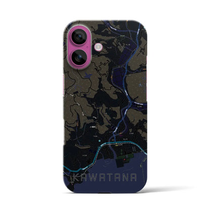 【川棚（長崎県）】地図柄iPhoneケース（バックカバータイプ）