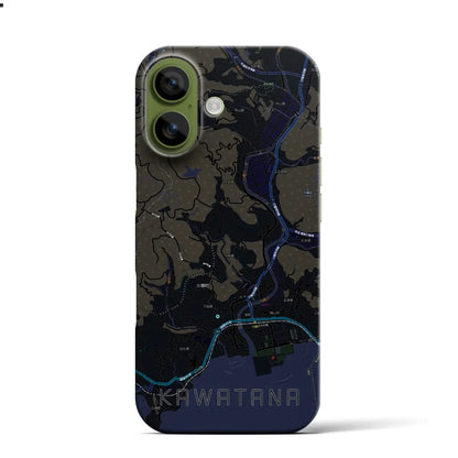 【川棚（長崎県）】地図柄iPhoneケース（バックカバータイプ）