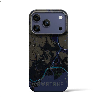 【川棚（長崎県）】地図柄iPhoneケース（バックカバータイプ）