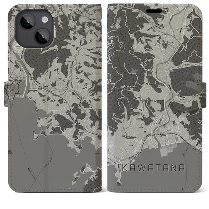 【川棚（長崎県）】地図柄iPhoneケース（手帳タイプ）