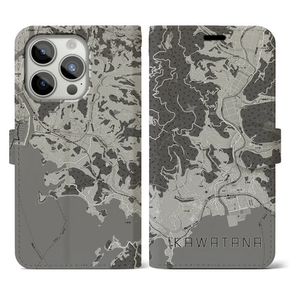 【川棚（長崎県）】地図柄iPhoneケース（手帳タイプ）