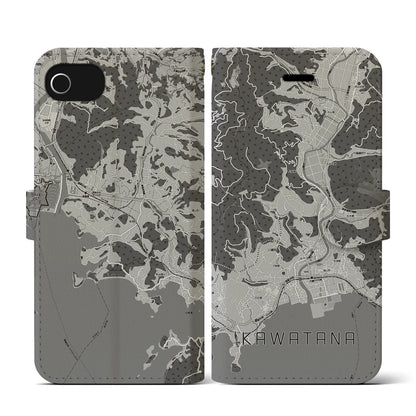 【川棚（長崎県）】地図柄iPhoneケース（手帳タイプ）