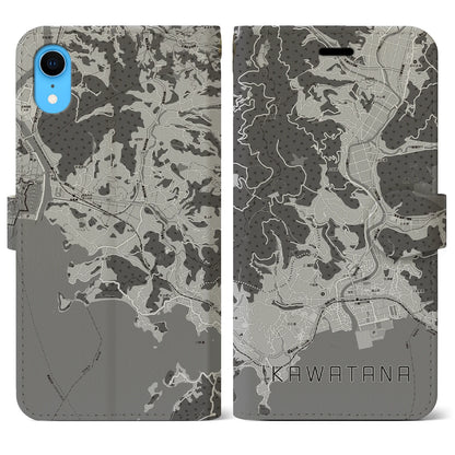 【川棚（長崎県）】地図柄iPhoneケース（手帳タイプ）