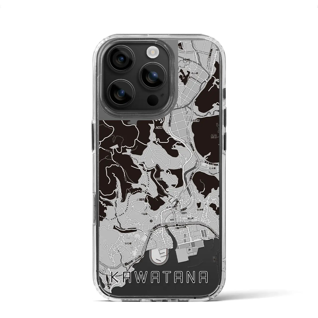 【川棚(長崎県)】地図柄iPhoneケース(MagSafeタイプ)