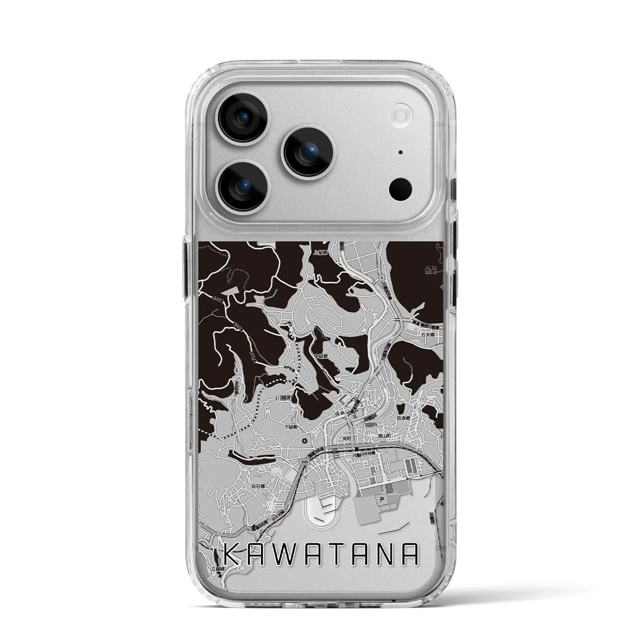 【川棚（長崎県）】地図柄iPhoneケース（MagSafeタイプ）