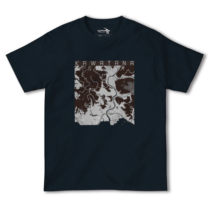 【川棚（長崎県）】地図柄ヘビーウェイトTシャツ