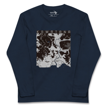 【川棚（長崎県）】地図柄ロングスリーブTシャツ