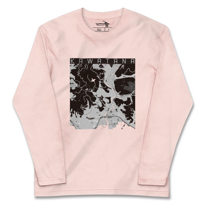【川棚（長崎県）】地図柄ロングスリーブTシャツ