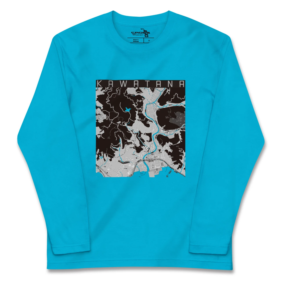 【川棚(長崎県)】地図柄ロングスリーブTシャツ