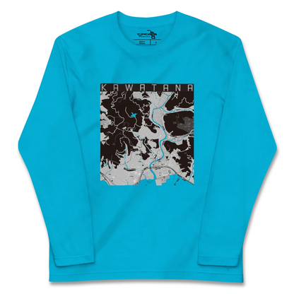 【川棚（長崎県）】地図柄ロングスリーブTシャツ