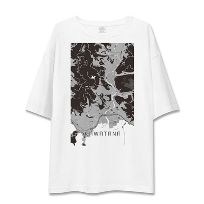 【川棚（長崎県）】地図柄ビッグシルエットTシャツ
