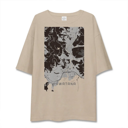 【川棚（長崎県）】地図柄ビッグシルエットTシャツ