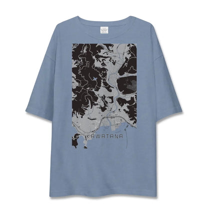 【川棚（長崎県）】地図柄ビッグシルエットTシャツ