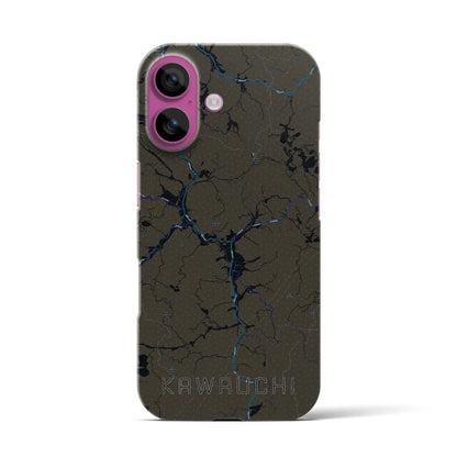 【川内（福島県）】地図柄iPhoneケース（バックカバータイプ）