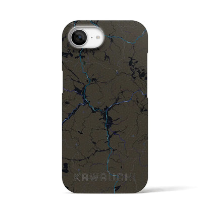 【川内（福島県）】地図柄iPhoneケース（バックカバータイプ）