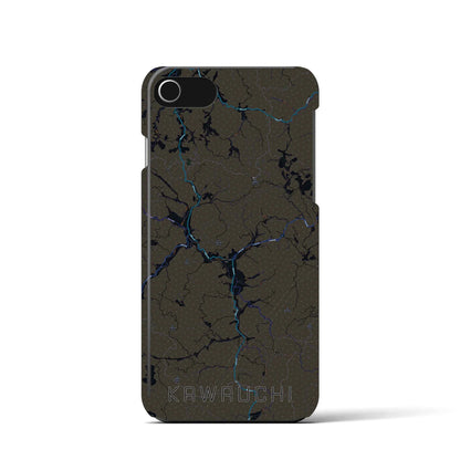 【川内（福島県）】地図柄iPhoneケース（バックカバータイプ）