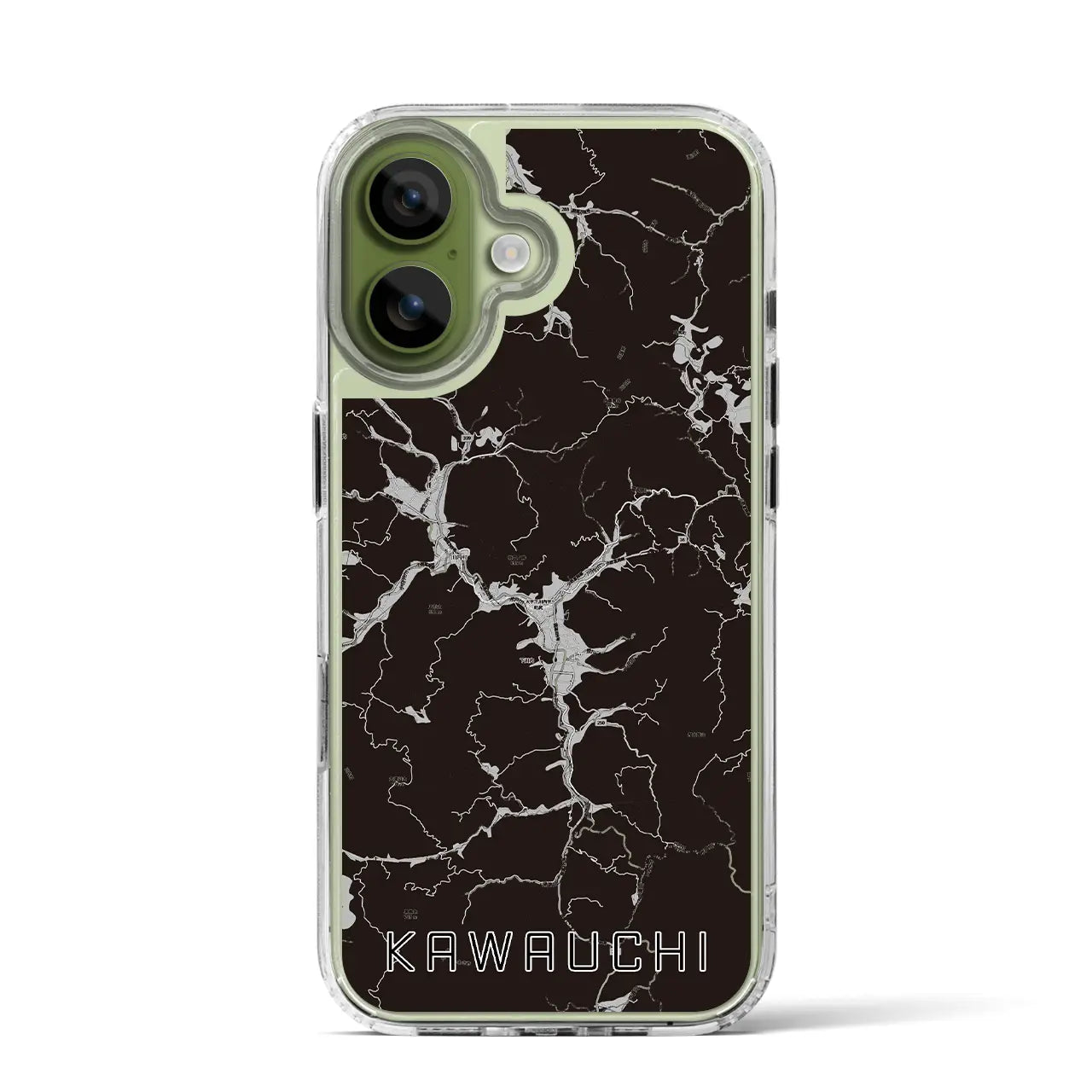 【川内（福島県）】地図柄iPhoneケース（MagSafeタイプ）