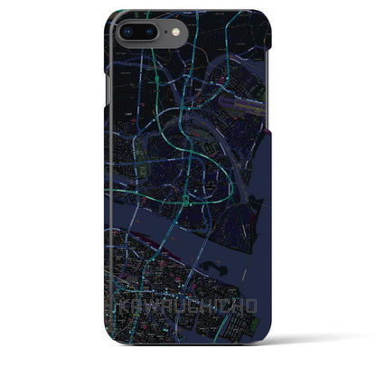 【川内町（徳島県）】地図柄iPhoneケース（バックカバータイプ）