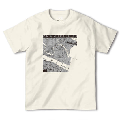 【川内町（徳島県）】地図柄ヘビーウェイトTシャツ