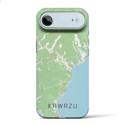 【河津（静岡県）】地図柄iPhoneケース（バックカバータイプ）