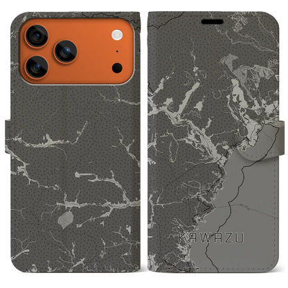 【河津（静岡県）】地図柄iPhoneケース（手帳タイプ）