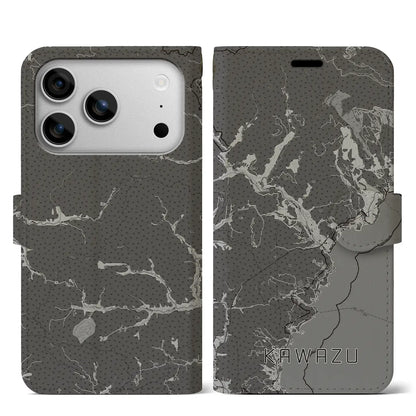 【河津（静岡県）】地図柄iPhoneケース（手帳タイプ）