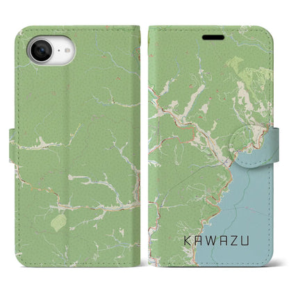 【河津（静岡県）】地図柄iPhoneケース（手帳タイプ）