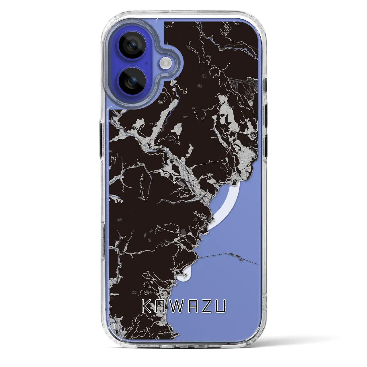 【河津（静岡県）】地図柄iPhoneケース（MagSafeタイプ）