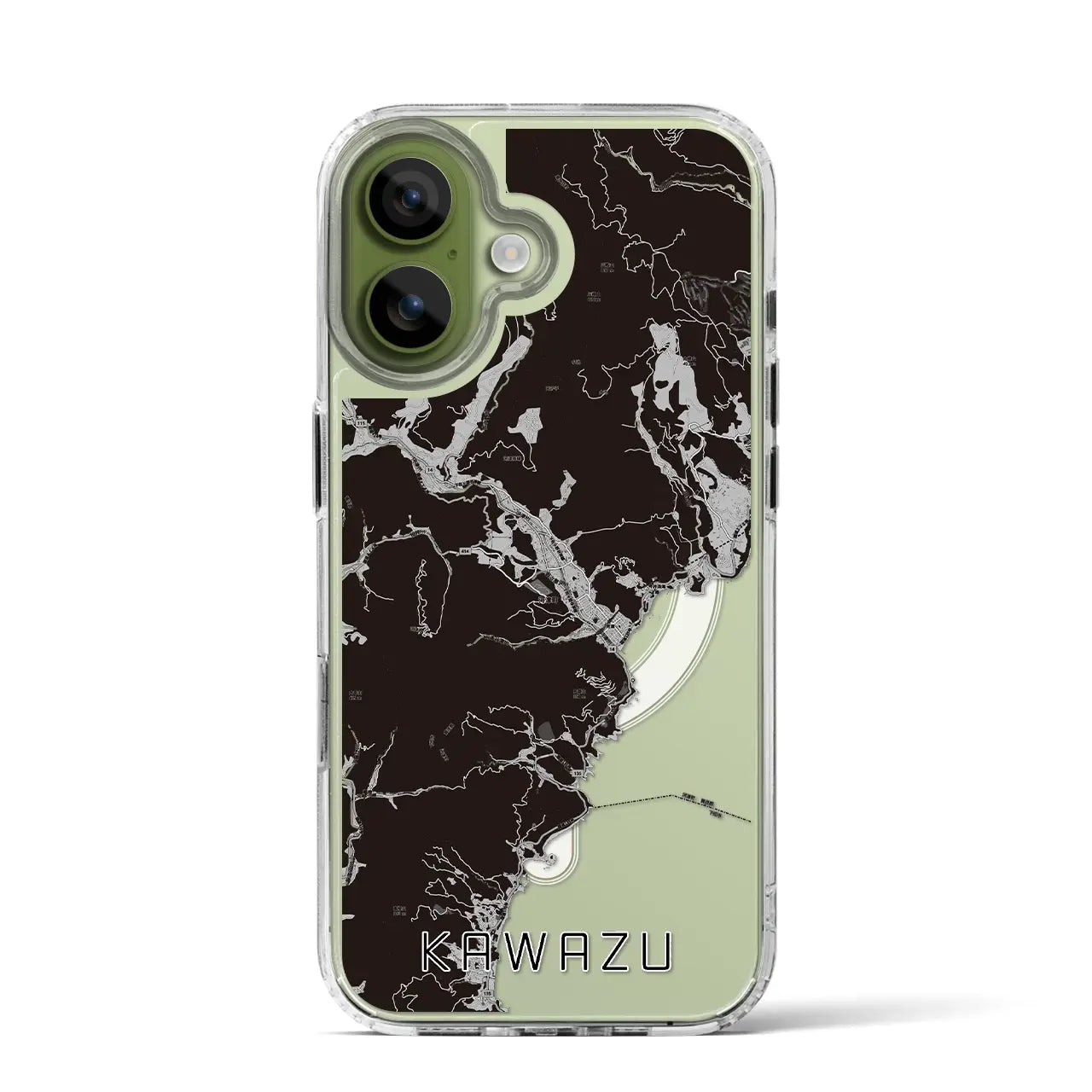 【河津（静岡県）】地図柄iPhoneケース（MagSafeタイプ）