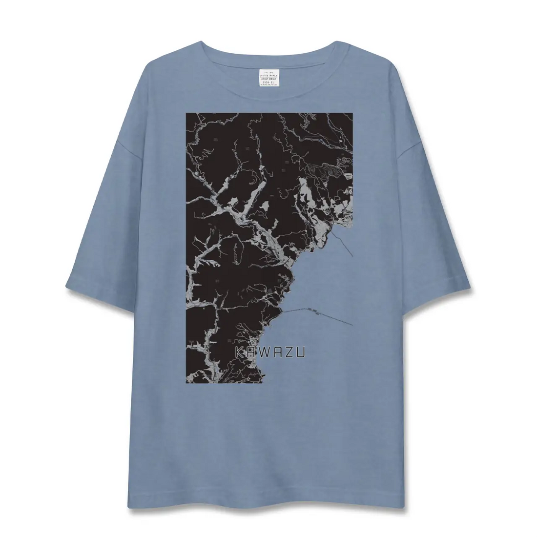 【河津（静岡県）】地図柄ビッグシルエットTシャツ