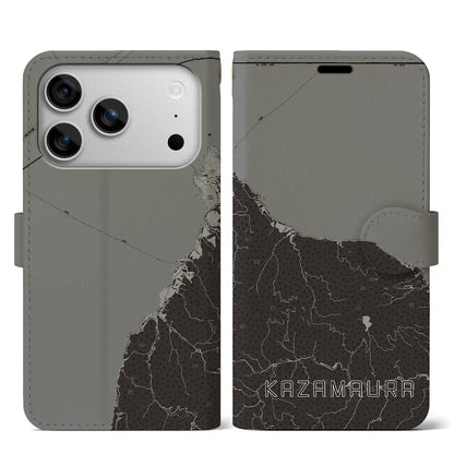 【風間浦（青森県）】地図柄iPhoneケース（手帳タイプ）