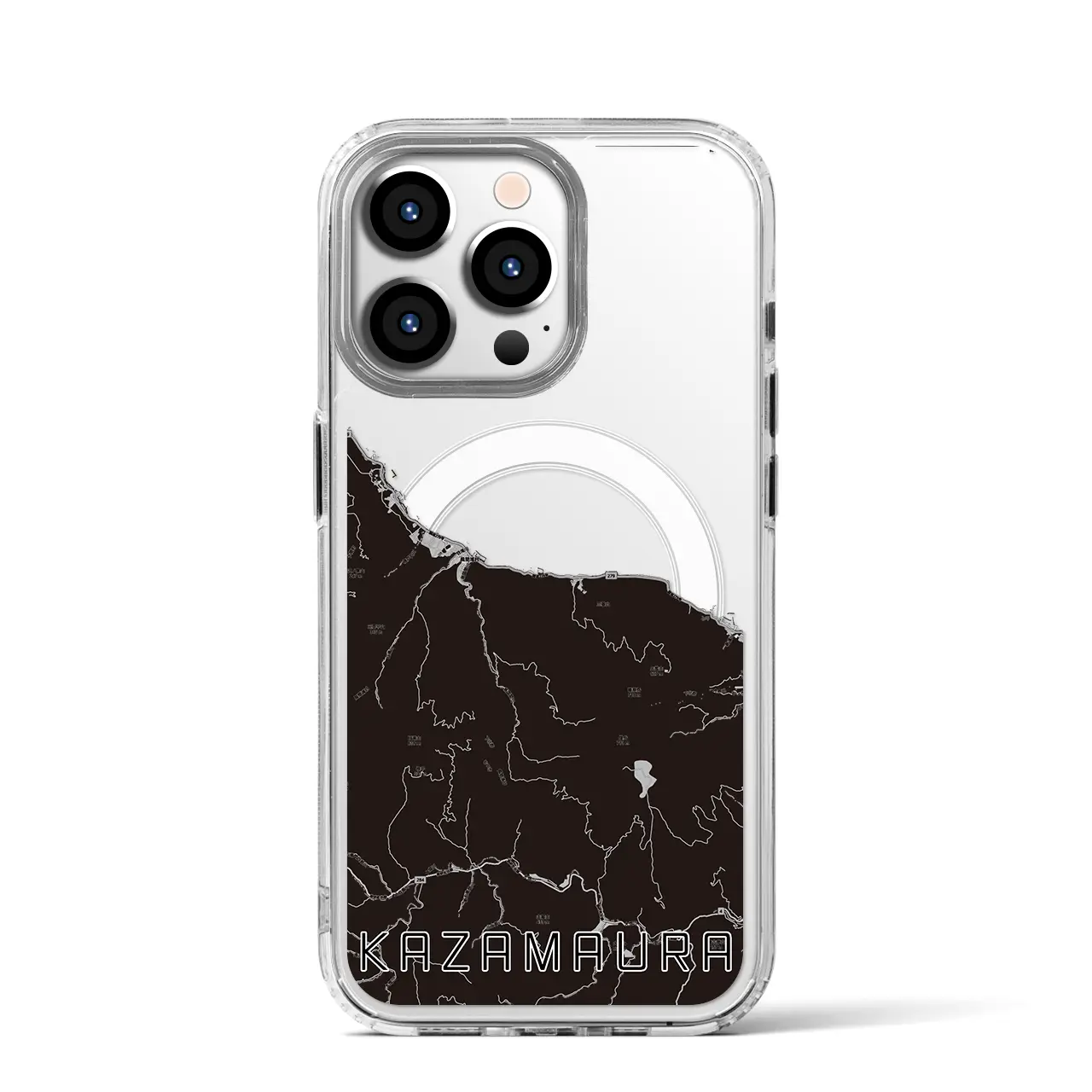 【風間浦（青森県）】地図柄iPhoneケース（MagSafeタイプ）