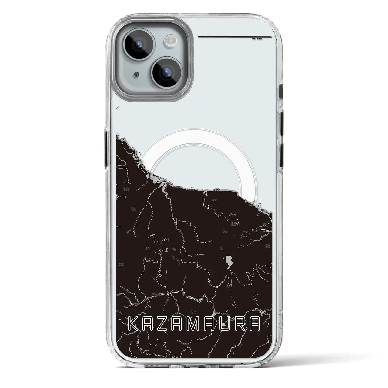 【風間浦（青森県）】地図柄iPhoneケース（MagSafeタイプ）