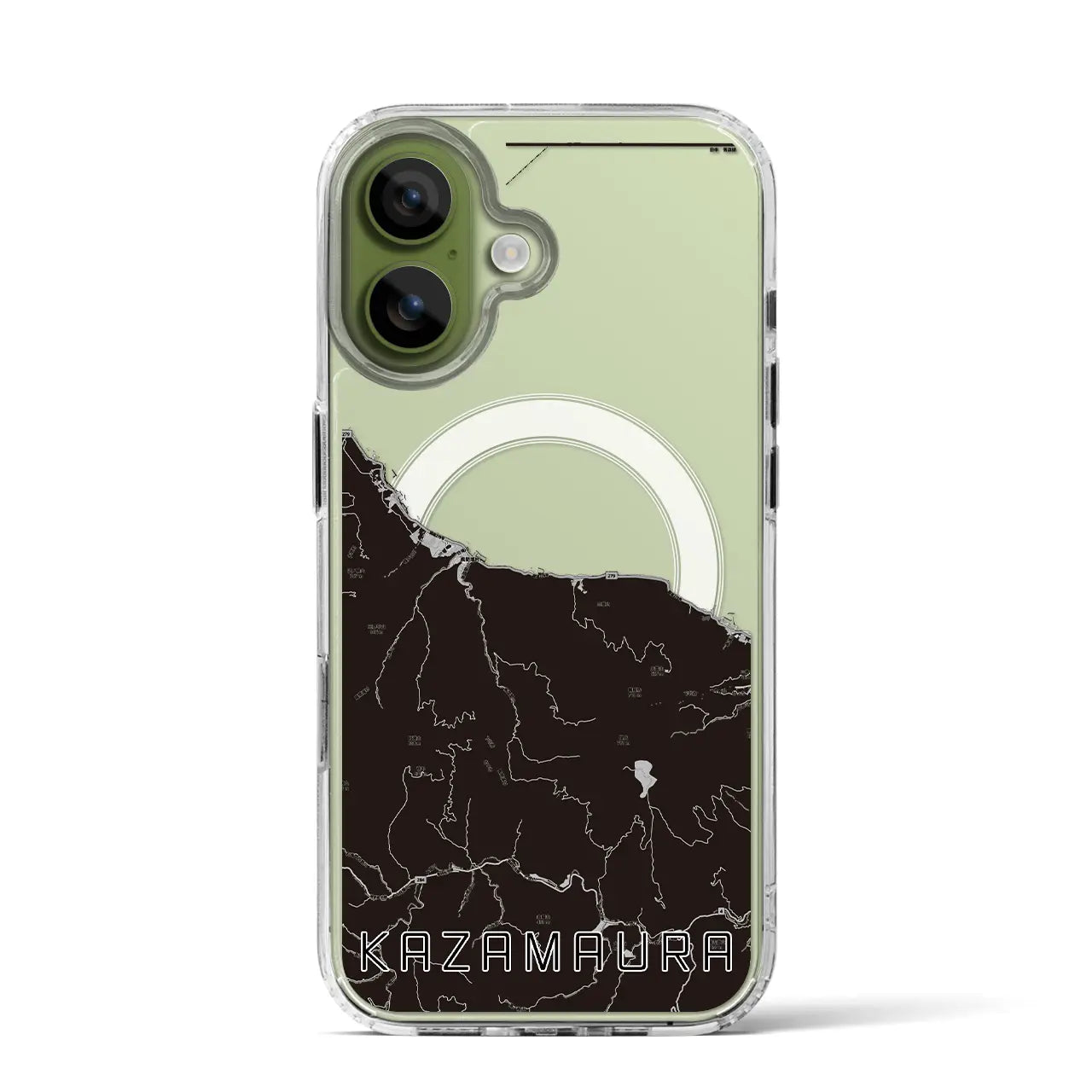 【風間浦（青森県）】地図柄iPhoneケース（MagSafeタイプ）