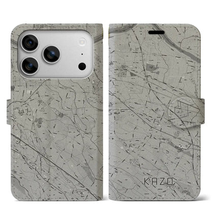 【加須（埼玉県）】地図柄iPhoneケース（手帳タイプ）