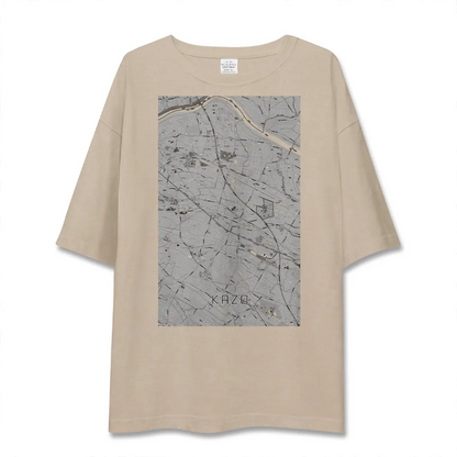 【加須（埼玉県）】地図柄ビッグシルエットTシャツ