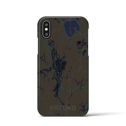 【鹿角（秋田県）】地図柄iPhoneケース（バックカバータイプ）