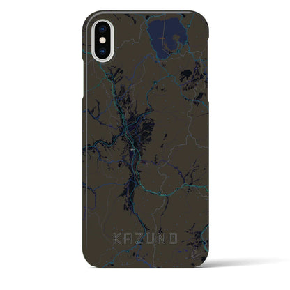 【鹿角（秋田県）】地図柄iPhoneケース（バックカバータイプ）