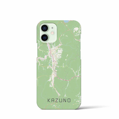 【鹿角（秋田県）】地図柄iPhoneケース（バックカバータイプ）