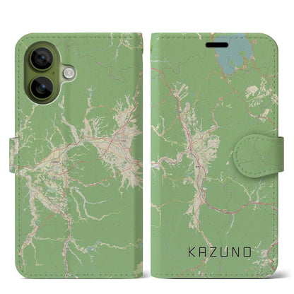 【鹿角（秋田県）】地図柄iPhoneケース（手帳タイプ）