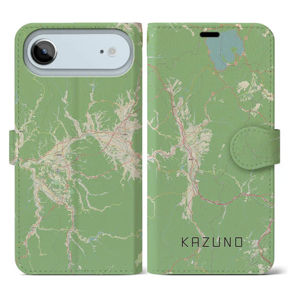 【鹿角（秋田県）】地図柄iPhoneケース（手帳タイプ）