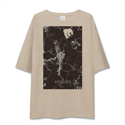 【鹿角（秋田県）】地図柄ビッグシルエットTシャツ