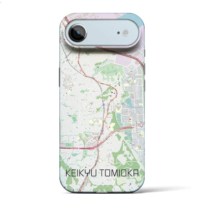 【京急富岡（神奈川県）】地図柄iPhoneケース（バックカバータイプ）