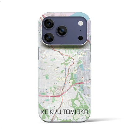 【京急富岡（神奈川県）】地図柄iPhoneケース（バックカバータイプ）