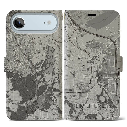【京急富岡（神奈川県）】地図柄iPhoneケース（手帳タイプ）