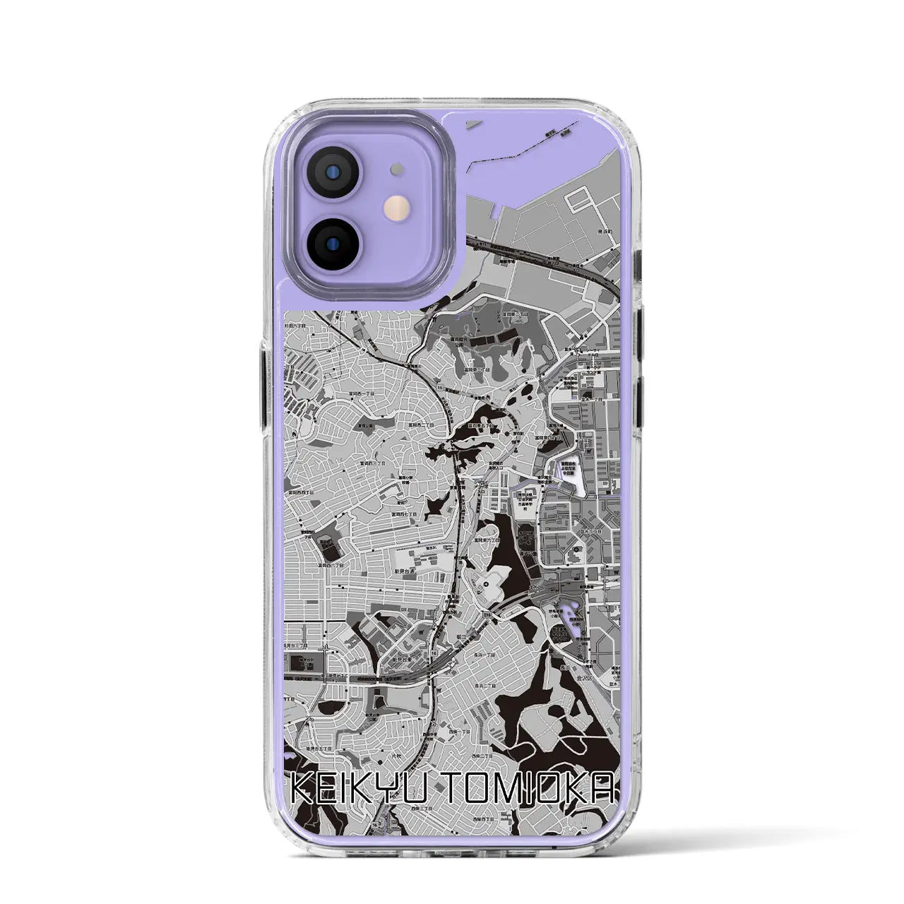 【京急富岡（神奈川県）】地図柄iPhoneケース（MagSafeタイプ）