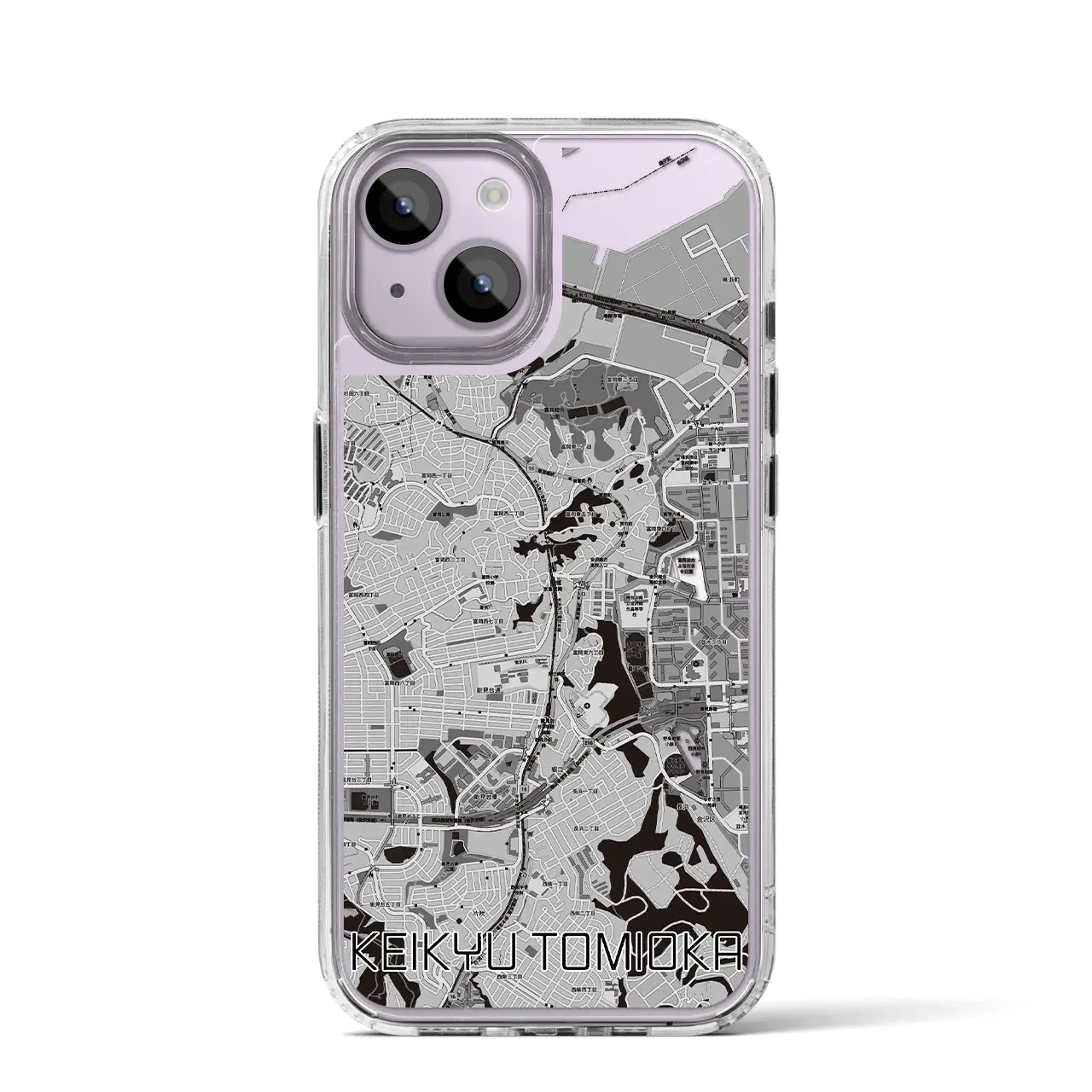 【京急富岡（神奈川県）】地図柄iPhoneケース（MagSafeタイプ）
