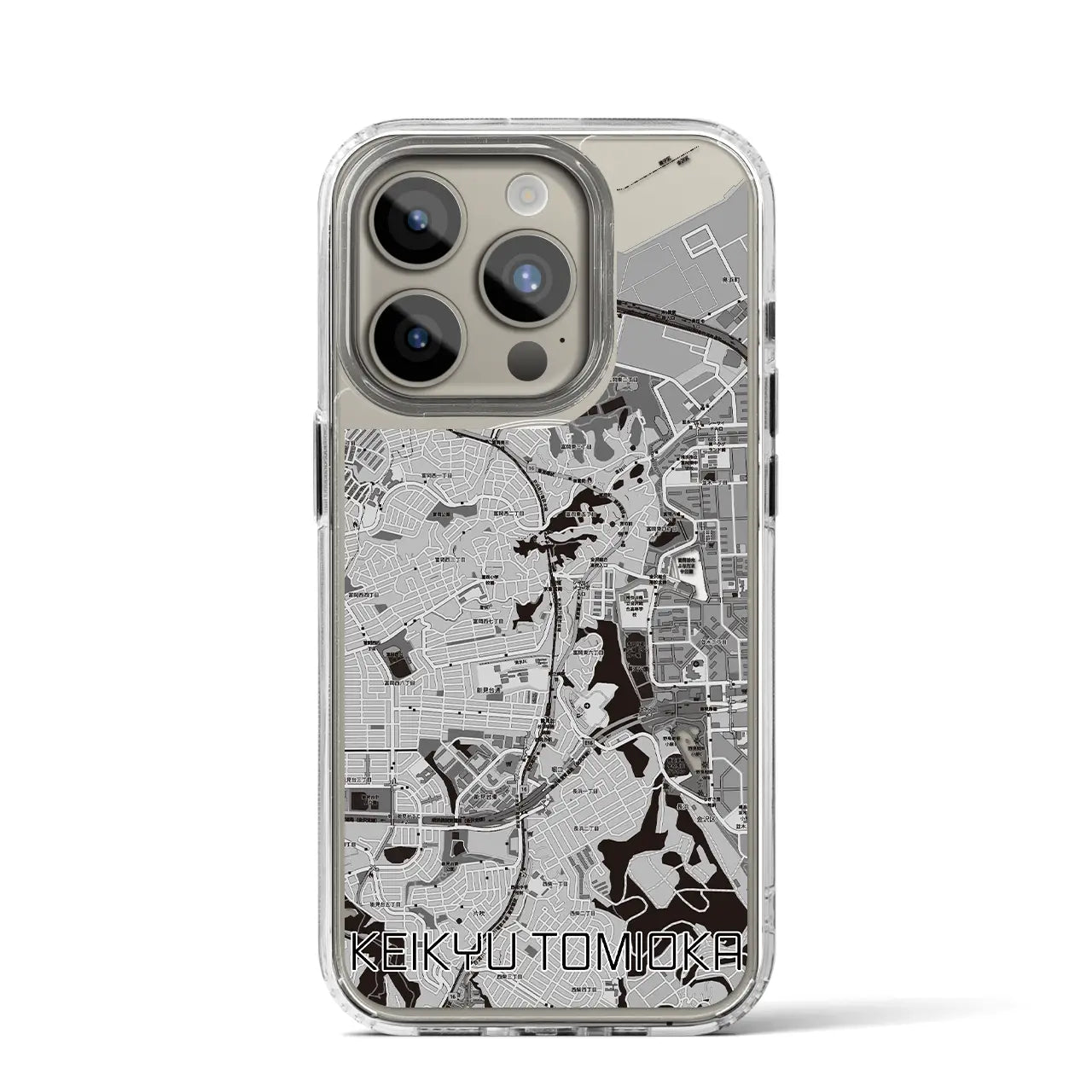 【京急富岡（神奈川県）】地図柄iPhoneケース（MagSafeタイプ）